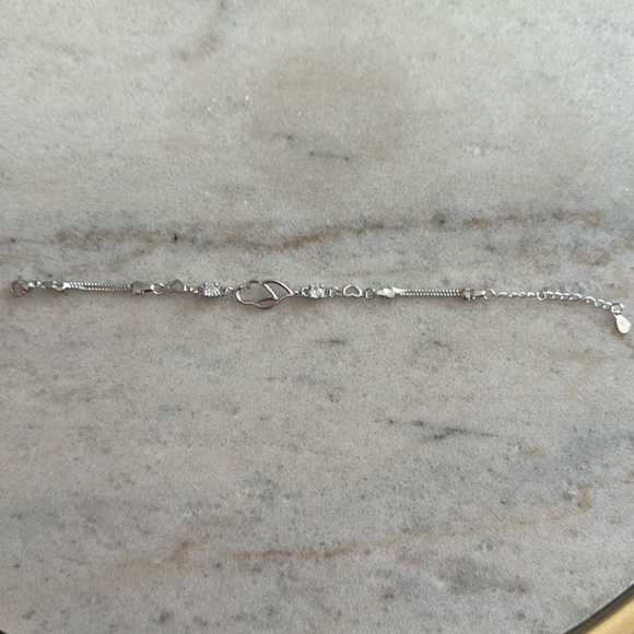 bracelet new silver 925 hearts - Picture 1 of 2